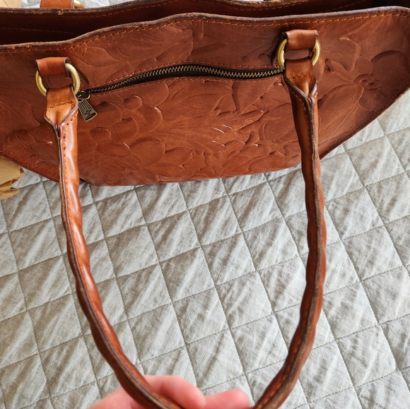 Patricia Nash Zancona Leather Tote, Excellent condition! - Picture 10 of 16